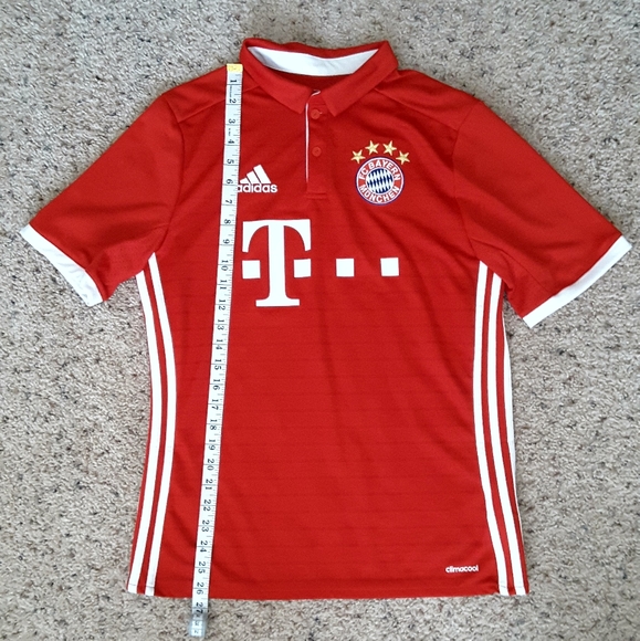 Adidas Youth Soccer Bayern Munchen Jersey, X-Large - Picture 4 of 10